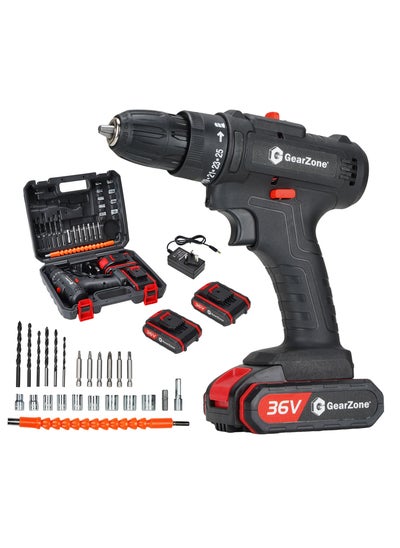 Buy 36V Upgrade Electric Drill, Multifunctional Electric Impact Cordless Drill, High-power Lithium Battery, Wireless Hand Drills, Home DIY Electric Power Tools in Saudi Arabia