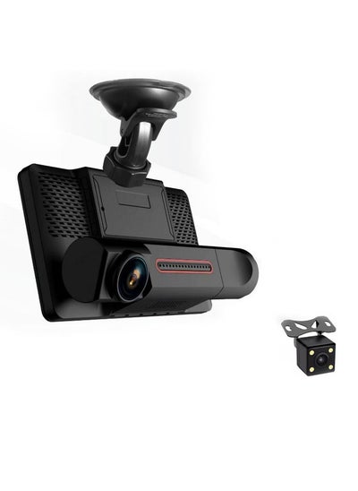 اشتري K208 Three-Camera pushbutton dashcam Car Camera Car DVR في الامارات