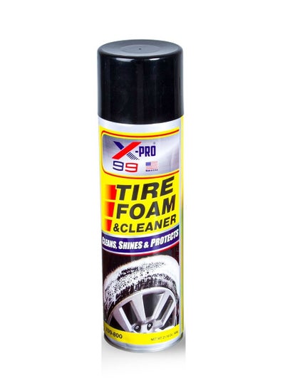 Buy Tire Foam And Cleaner Cleans Shines And Protects 600 g in Saudi Arabia