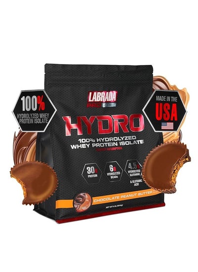 Buy Labrada ProSeries Hydro 100% Hydrolyzed Whey Protein Isolate 4lb Chocolate Peanut Butter in UAE