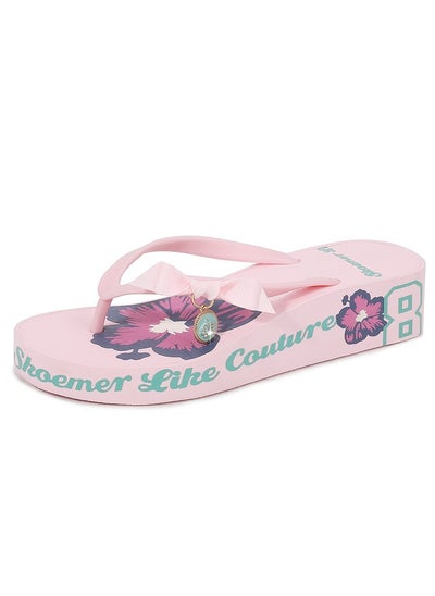 Buy New Rhinestone Flower Flip Flops in UAE