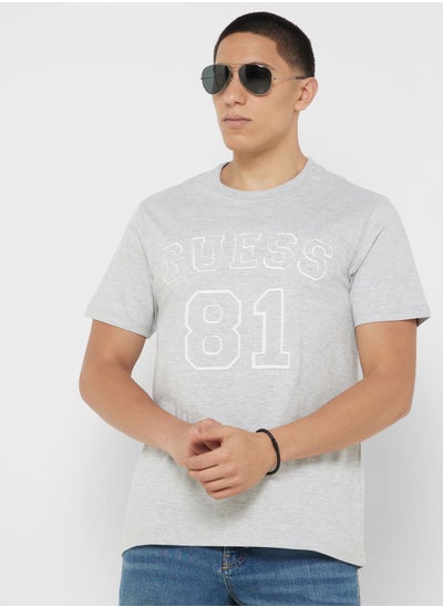 Buy Printed Crew Neck T-Shirt in Saudi Arabia