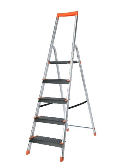 Buy Weather Resistant 5-Step Aluminium Ladder Silver 304 cm R16505MW in Saudi Arabia