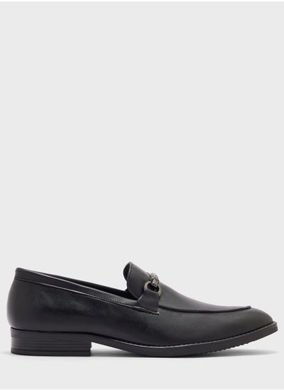 Buy Buckle Detail Formal Slip Ons in Saudi Arabia