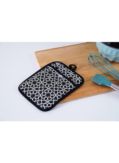 Buy Kitchenmate Silicone Pot Holder 18X23Cm-Black in UAE