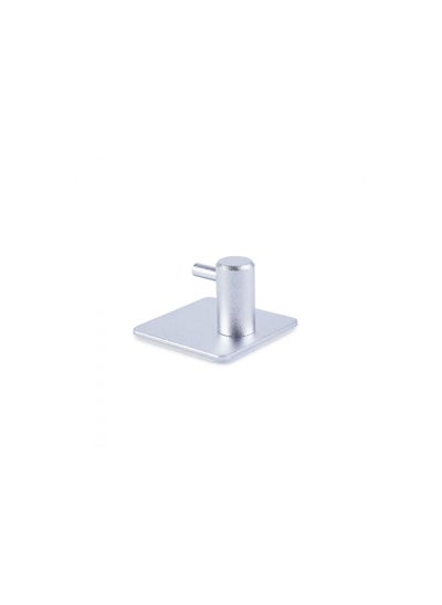 Buy Tanner Self Adhesive Wall Hook 4.5x4.5x3.1cm  Silver in UAE