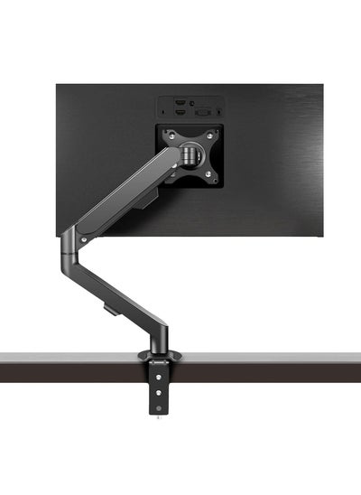 Buy Monitor Desk Mount Single Arm Stand, Full Motion Monitor Arm (Holds up to 2-9kG) with Gas Spring for 17 to 30 Inch LCD LED Computer Monitor in Saudi Arabia