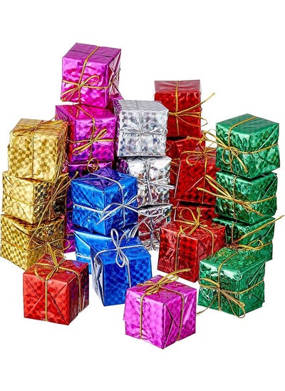 Buy 80 Pcs Mini Christmas Tree Decoration Gift Boxes For Hanging in Egypt