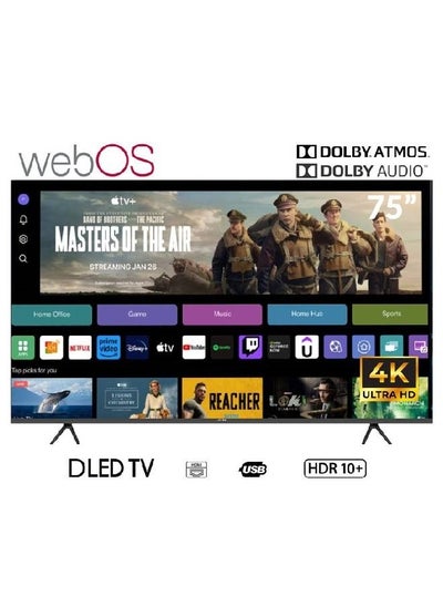 Buy Smart Screen - 75 Inches - DLED - 4K UHD - WebOS - Remote Control - RO-75LPW in Saudi Arabia