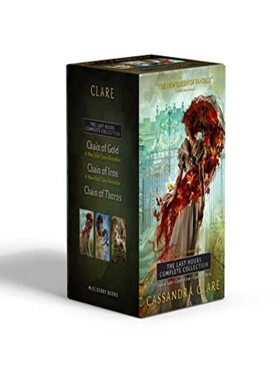 اشتري The Last Hours Complete Collection Boxed Set Chain Of Gold; Chain Of Iron; Chain Of Thorns by Clare, Cassandra Hardcover في الامارات