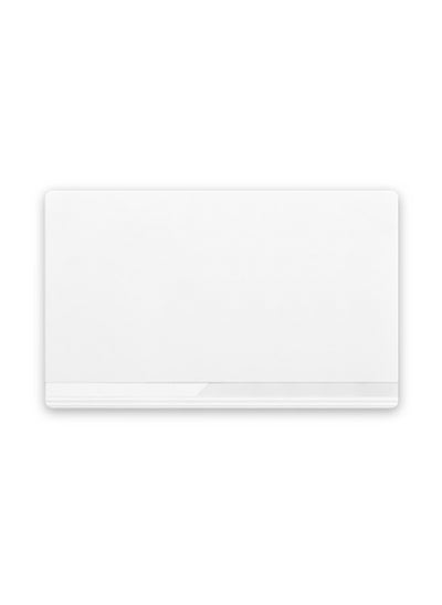 Buy Double 2 Gang Blank Plate - 3x6" Matte White/Ivory Finish - Decorative Wall Cover Plate in UAE