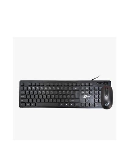 Buy Zero ZR-4608 Wired Keyboard and Mouse Black in Egypt