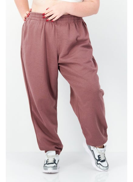 اشتري Women Plus Size Running Sweatpants, Purple في الامارات