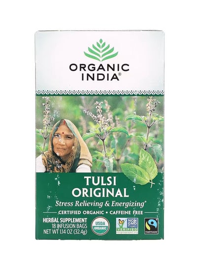 Buy Tulsi Tea, Original, Caffeine-Free, 18 Infusion Bags, 1.14 oz (32.4 g) in UAE