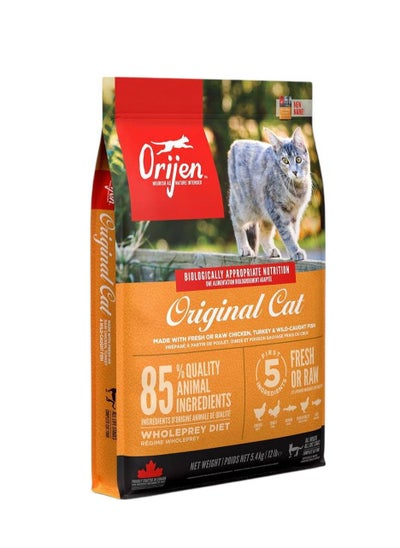 Buy Orijen Original Cat Dry Food (5.4kg) in UAE