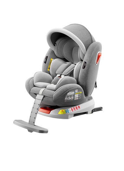 Buy Multifunctional Baby Car Seat 360° Rotation Safety Seats Suitable From 0 Months-12 Years With Footrest in Saudi Arabia