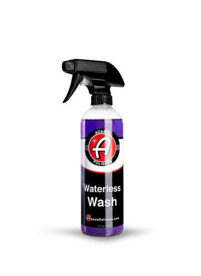 Buy Adam's Waterless Car Wash 16oz - Car Cleaning Car Wash Spray for Car Detailing | Safe Ultra Slick Lubricating Formula for Car, Boat, Motorcycle, RV | No Garden Hose, Wash Soap, or Foam Cannon Needed. in UAE