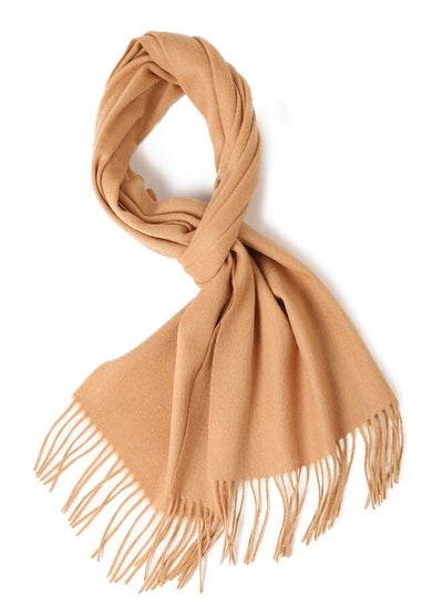 Buy Solid Color Soft And Comfortable Wool Scarf in Saudi Arabia