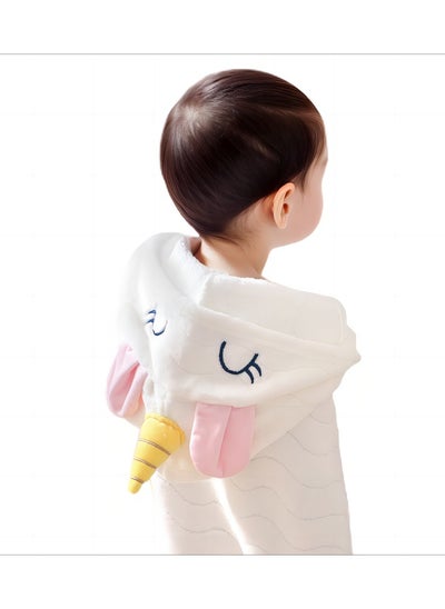 Buy ORiTi Cotton Hooded Bathrobe Towel in UAE