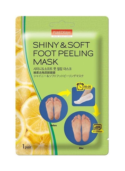 Buy Shiny & Soft Foot Peeling Mask 1 pair in UAE