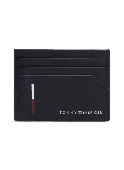 Buy Men's Casual Leather Credit Card Holder, Blue - Leather in Saudi Arabia