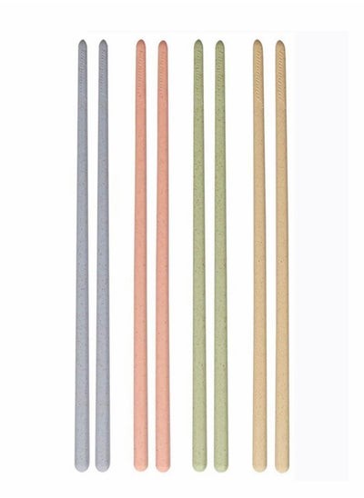 Buy Reusable Chopsticks, Tree Planted with Sale Award Winning Eco Friendly Gift Chinese Chopsticks, Minimalist Dishwasher Safe Wooden, Plastic & Metal Chopstick Alternative - 4 Pairs in Saudi Arabia