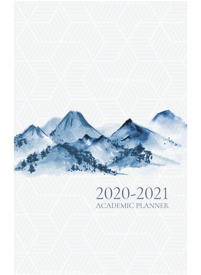 اشتري 2020- 2021 Academic Planner : Watercolour Mountains في الامارات