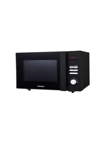 Buy TORNADO Microwave Solo 25 Liter 900 Watt 8 Menus Black TMD-25SE-BK in Egypt