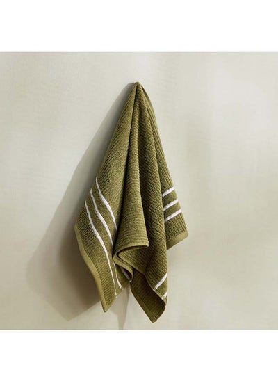 Buy Mateo Ribbed Cotton Hand Towel 70 x 40 cm in UAE