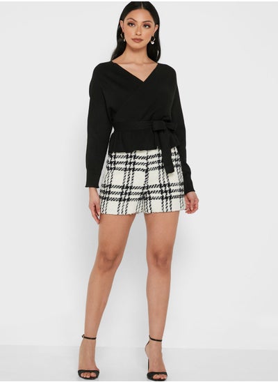 Buy Checked Mini Shorts in UAE