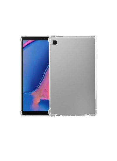 اشتري For Samsung Tab A 10.1 Inch 2019 T510 / T515 Clear Case Shockproof Back Cover Transparent Silicone M7molge - Four Edges Flexible Flip Shock Absorption Transparent - Protective في مصر