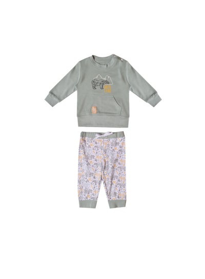 Buy High Quality Cotton Blend and comfy Pajama Set " T-Shirt & Printed Pants " in Egypt
