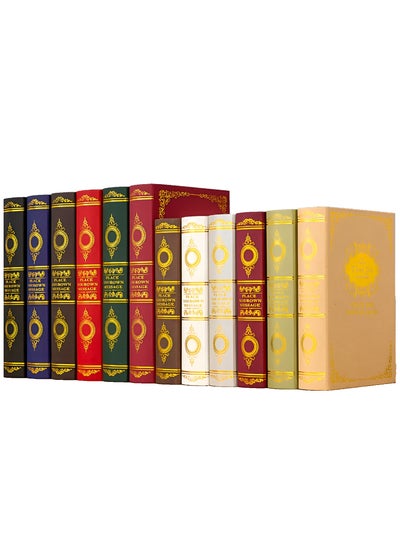 Buy Decorative Books Set 12 Pcs Fashion Fake Book Modern Hardcover Decoration for Home Office Bar Table Shelf in Saudi Arabia