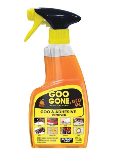 Buy Goo Gone Goo and Adhesive Remover Spray Gel 12oz in UAE