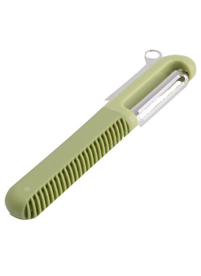 Buy 2 in 1 Peeler Slicer Green in UAE