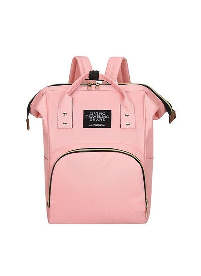 Buy Mother baby bag mother bag large capacity bag Oxford cloth waterproof fashion backpack multi-functional go out bag in UAE