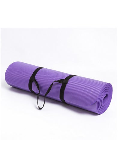 Buy FFA SPORTS Extra 10mm Thick Exercise Mat Non Slip with Carrying Strap Ideal for Pilates, Yoga and Many Other Home Workouts in UAE