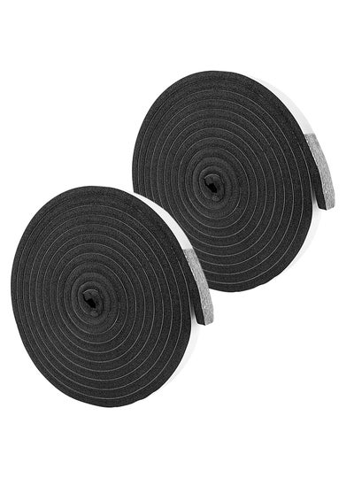 Buy 2 Pack Self Adhesive Door Window Insulation Seal Foam Tape Insulation Tape Weather Stripping for Doors and Windows Sound Proof Soundproofing Door Seal in Saudi Arabia