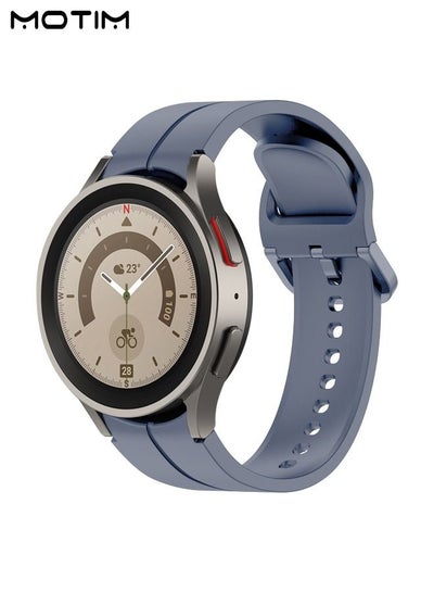 اشتري Sport Bands Compatible with Samsung Galaxy Watch 5/5 Pro/4 for Women/Men Waterproof Soft Silicone Replacement Strap Accessories for Galaxy Watch 5/5 Pro/4 في السعودية