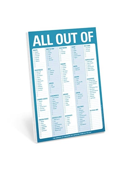 اشتري Knock Knock All Out Of Pad Blue By Knock Knock Paperback في الامارات