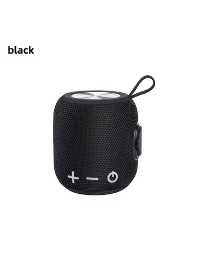 Buy Portable Fabric Bluetooth Speaker Deep Bass FM0190T black [pluggable memory card]] in UAE