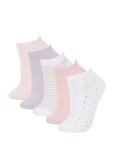 Buy Woman Low Cut Low Cut Socks - 5 Pieces in Egypt