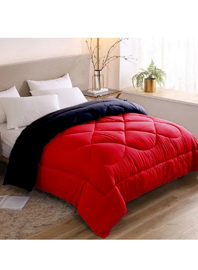 Buy Double face quilt Black and Red 220*235cm in Egypt
