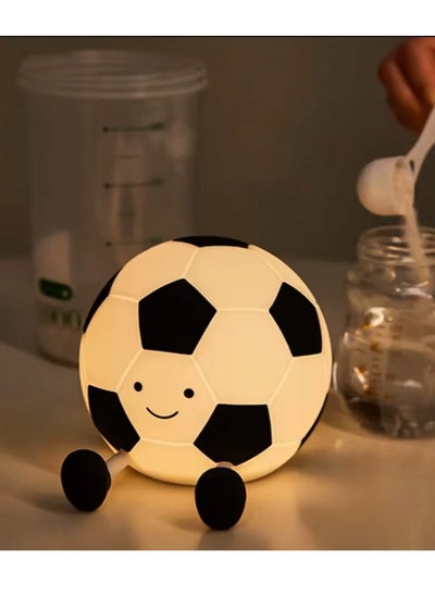 Buy Football Night Light for Kids, Cute Panda Lamp Silicone Nursery Night Light Bedroom Nightlights USB Rechargeable Bedside Lamp for Baby Children Toddlers Women Teen Girls Breastfeeding Gift in UAE