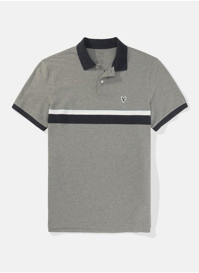 Buy AE Striped Polo Shirt in Saudi Arabia