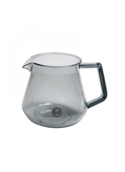 Buy Coffee Server Transparent Black 600ml in Saudi Arabia