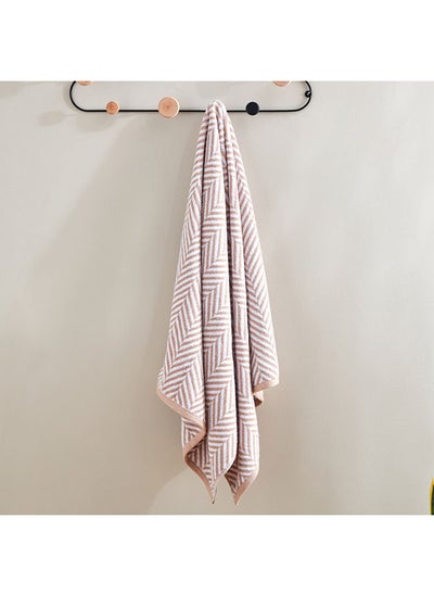 اشتري Rio Patterned Cotton Bath Towel 136x68 cm في الامارات