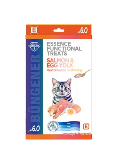 اشتري BUNGENER POSTBIOTICS FUNCTIONAL CAT TREATS SALMON & EGG YOLK 8*12G في الامارات