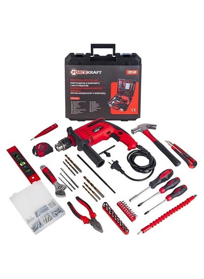 FORCEKRAFT Tool Set 103pcs with Impact Drill, Drill Machine, 750 Watts ...