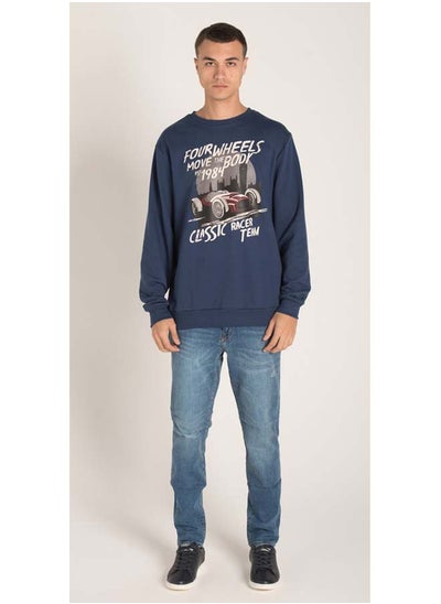 Buy Printed Crew Neck Sweatshirt in Egypt